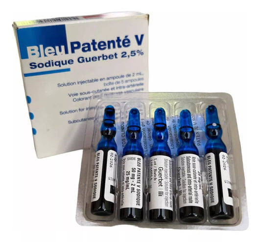 Azul Patente 2ml Ampolleta Individual