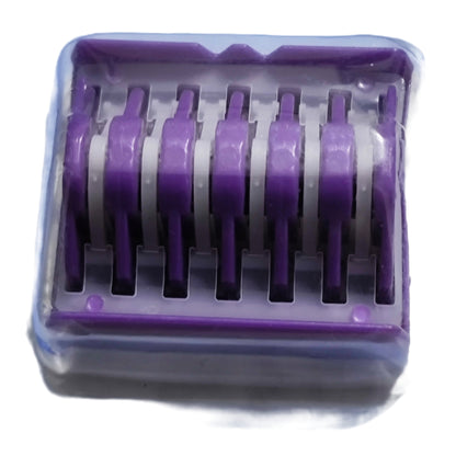Clip Hemolok Morado Cartucho Con 6 Clips