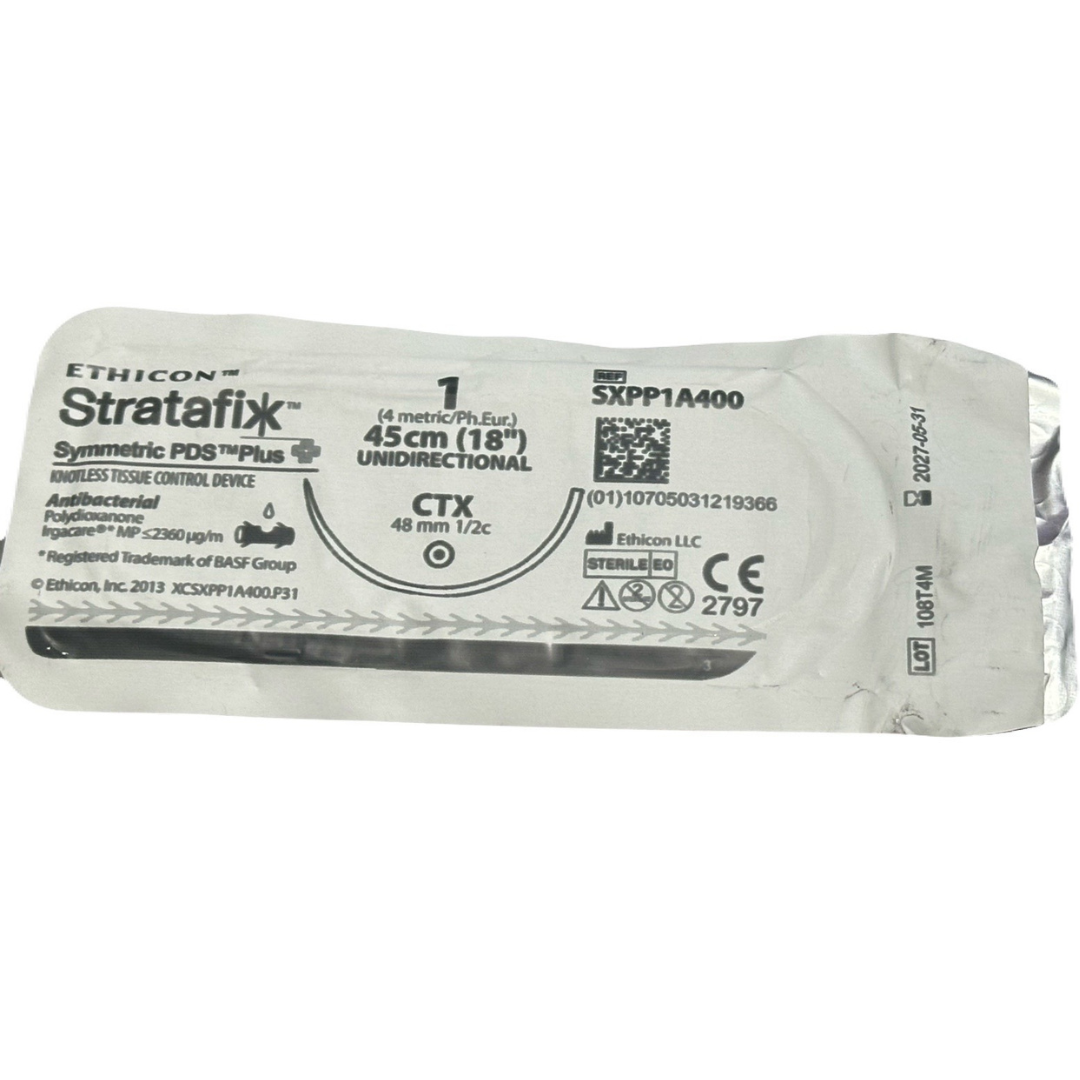 Sutura Stratafix 1 Symmetric PDS Plus SXPP1A400 (1 pieza) – MaDel Medical